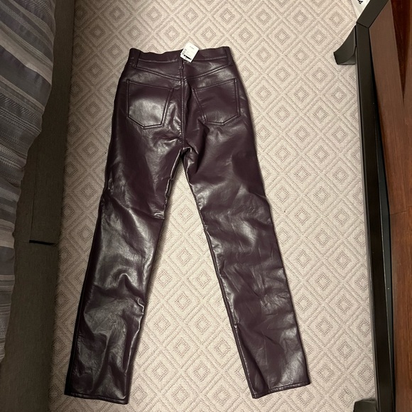 AGOLDE  - Recycled Leather 90's Pinch Waist - Picture 2 of 5